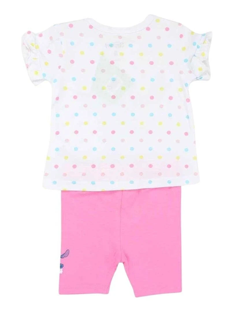Disney Ensemble T shirt legging bébé fille Imprimé Lilo Et Stitch Rose