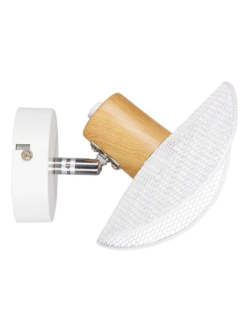 Applique spot orientable métal Hyde blanc Blanc