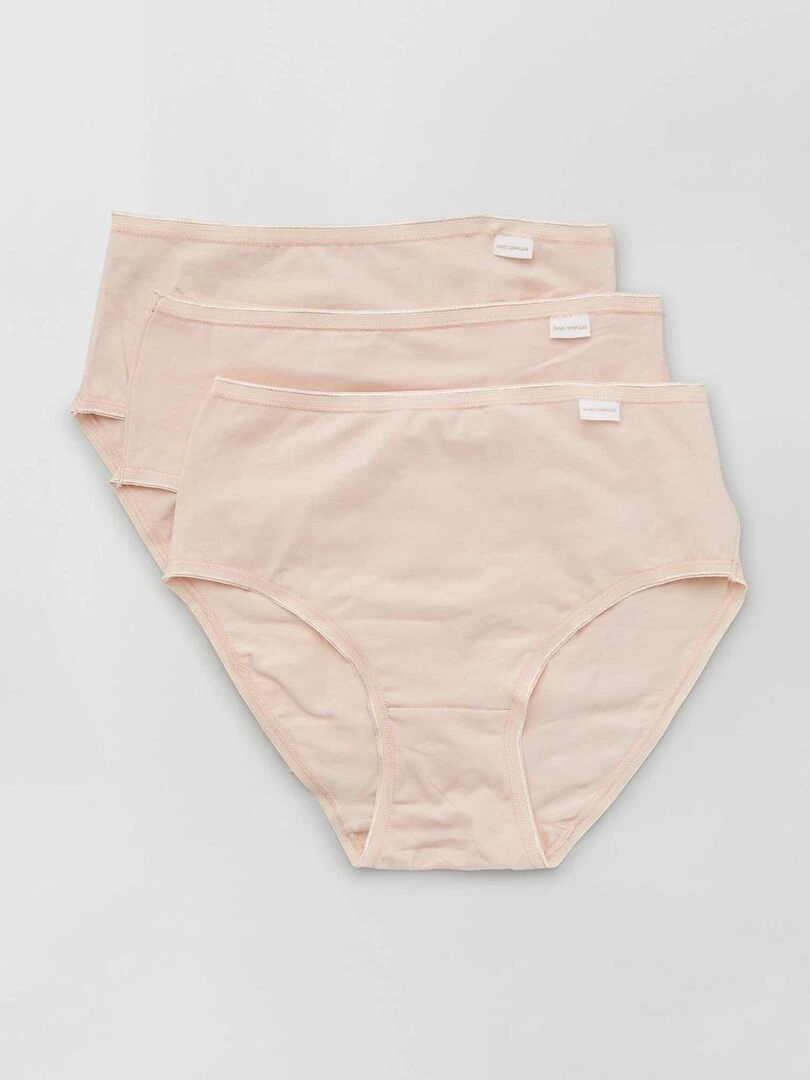 Lot 3 culottes classique 'Sans Complexe'   Beige rosé