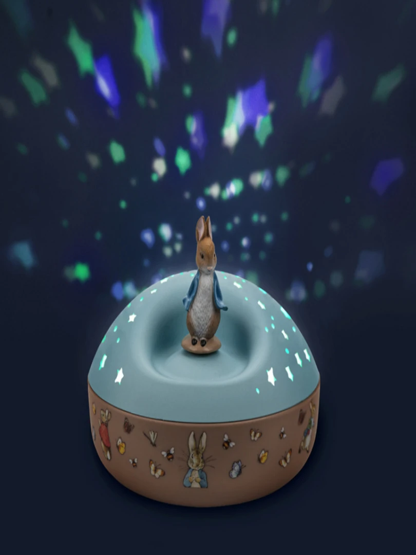Projecteur D'étoiles Musical Peter Rabbit Bleu