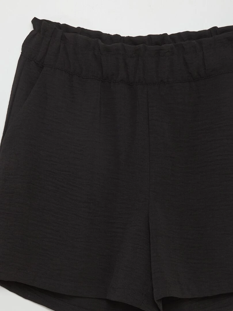 Short fluide 'JDY'   noir