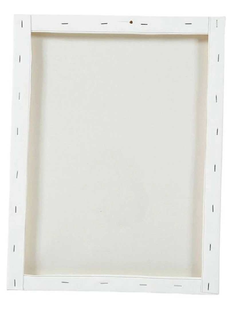 Lot de 3 tableaux toile Doudous 30x40 cm Blanc