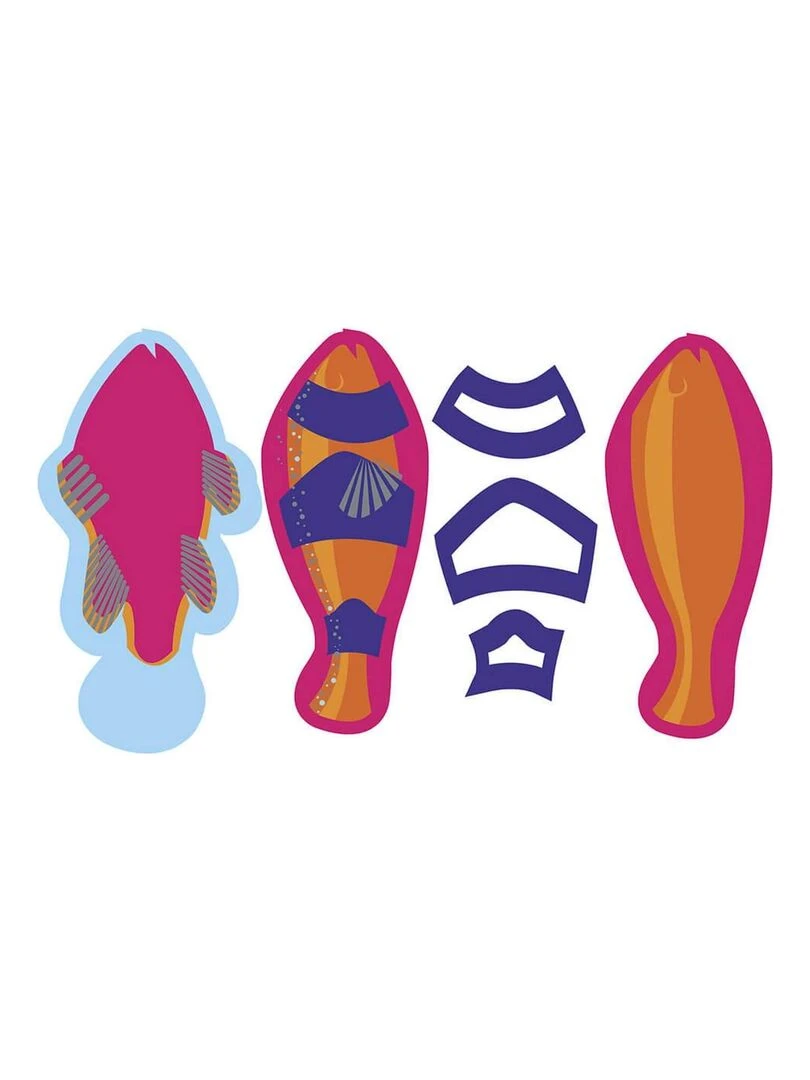 4 Animaux Marins En Papier 3d A Creer   N/A