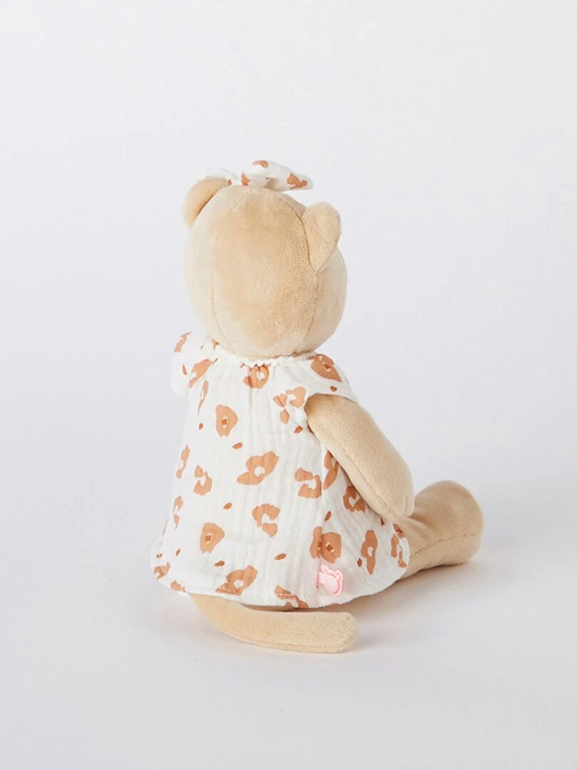 Peluche small Kendi en Veloudoux  beige/terracotta   Beige