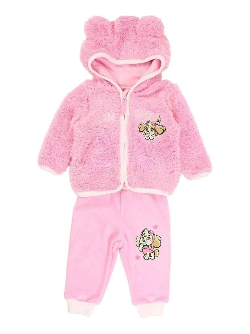 Paw Patrol Ensemble Veste pantalon bébé fille Imprimé La Pat' Patrouille Rose fushia