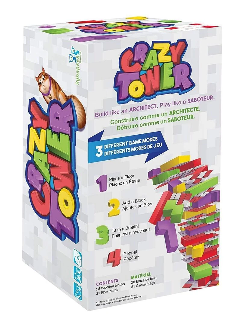 Crazy Tower Jeux De Société   N/A