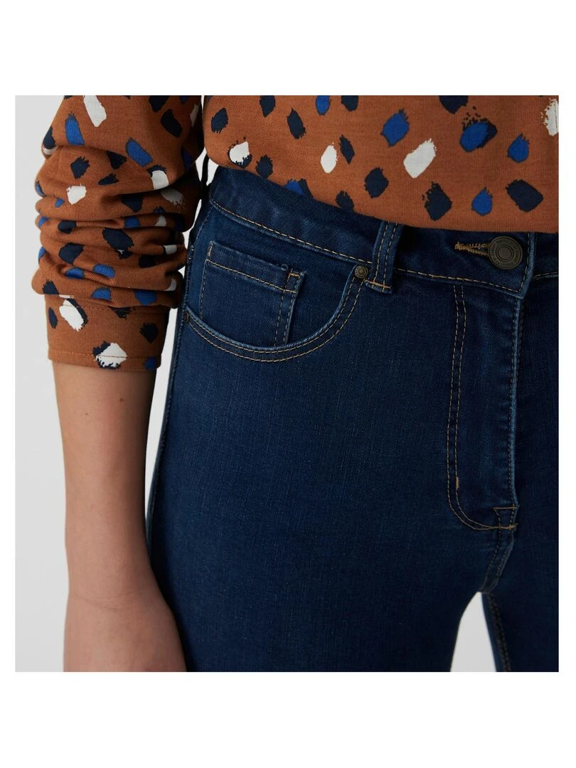 Slim 7/8ème taille haute Perfect Fit by Damart Damart Bleu
