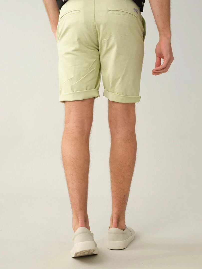 Bermuda pour homme avec poche à l'italienne 'Deeluxe'   Vert anis