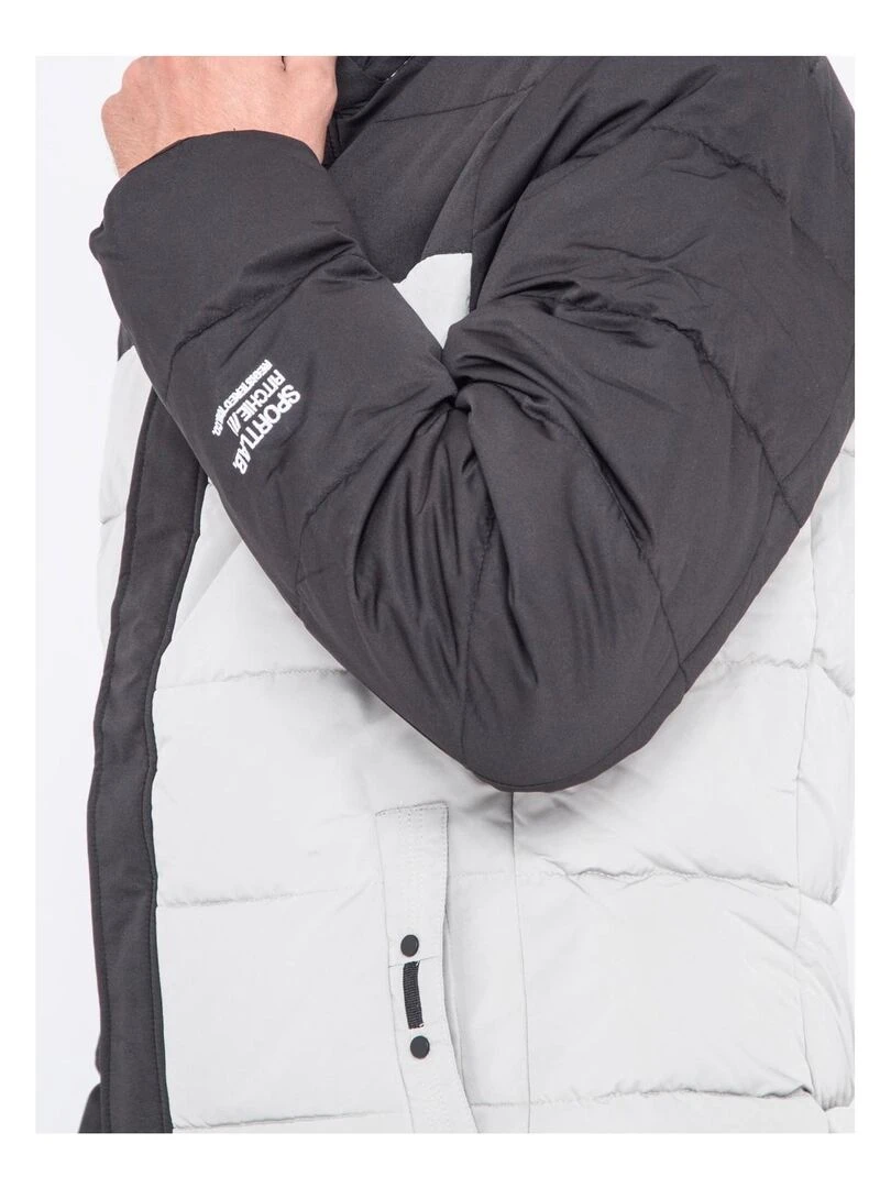 Doudoune capuche amovible ZANDREW   Noir