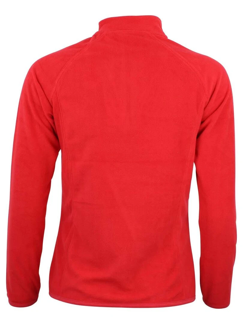 Sweat polaire femme AFINOR Rouge