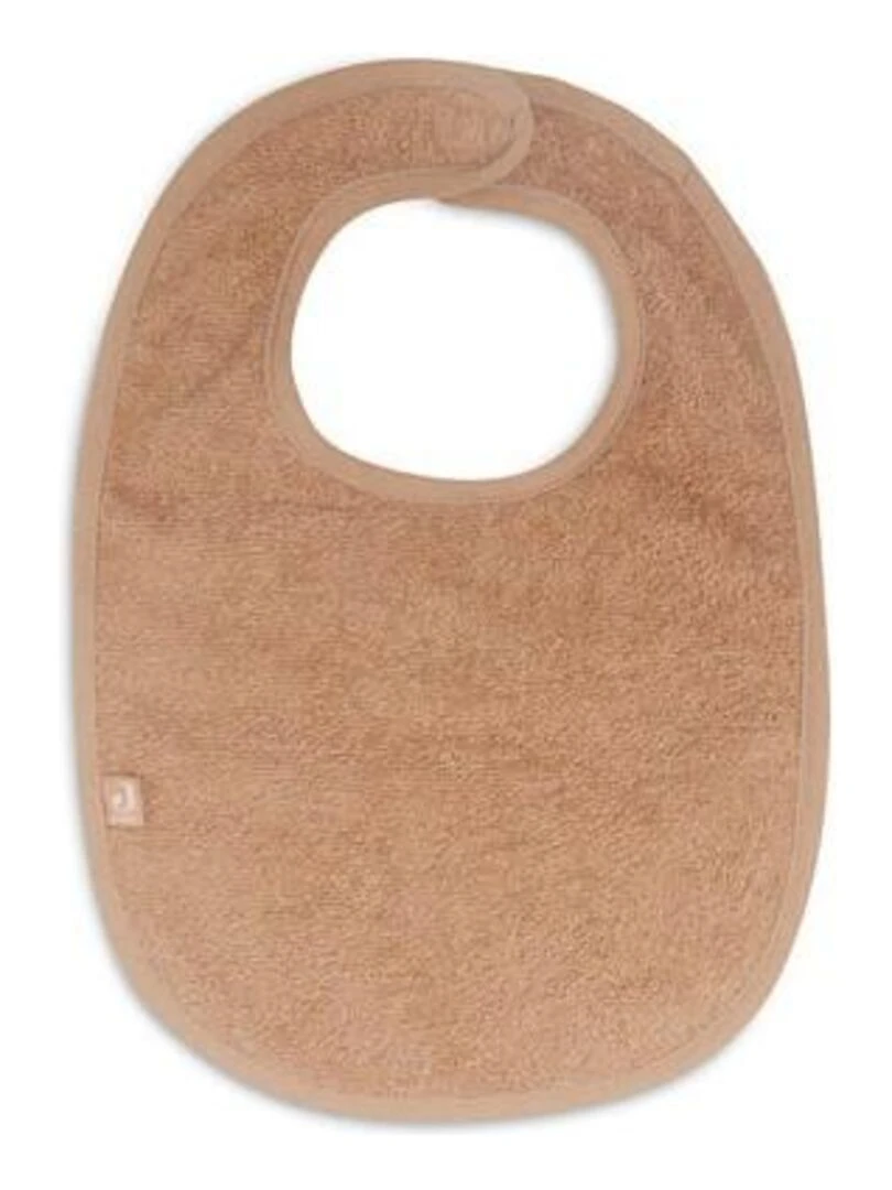 Bavoir Éponge Biscuit Jollein Marron