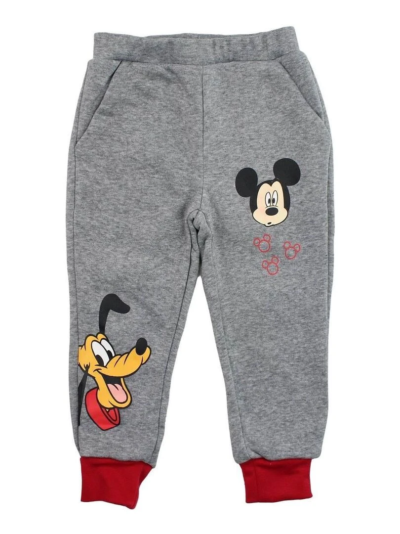Disney Pantalon De Jogging garçon imprimé Mickey Gris