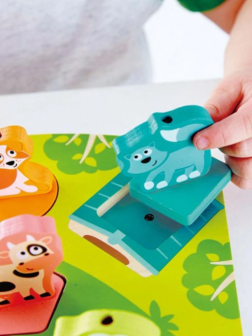 Puzzle À Encastrement Sonore La Ferme (6 Pièces)   N/A