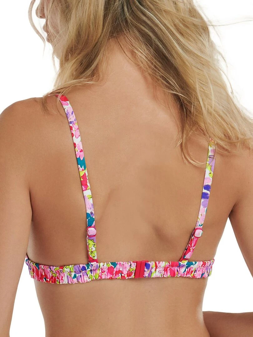 Haut maillot de bain triangle préformé sans armatures Napoli Rose