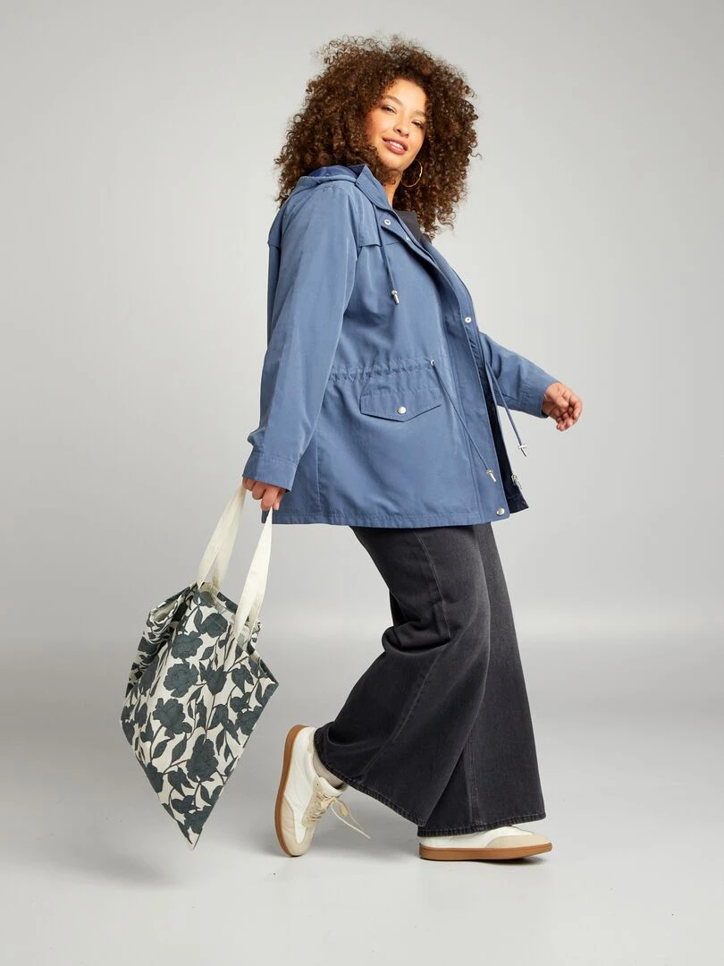 Veste de pluie 'Only Carmakoma' Bleu