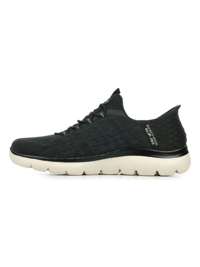 Baskets Skechers Summits Key Pace   Noir Ecru