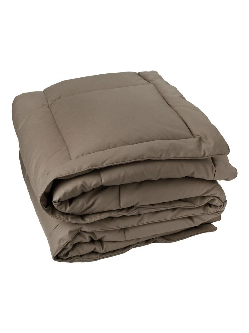 Édredon Effet duvet Taupe