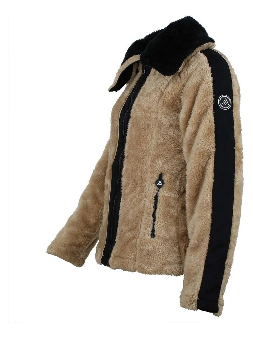 Blouson polaire femme AREVA   Beige