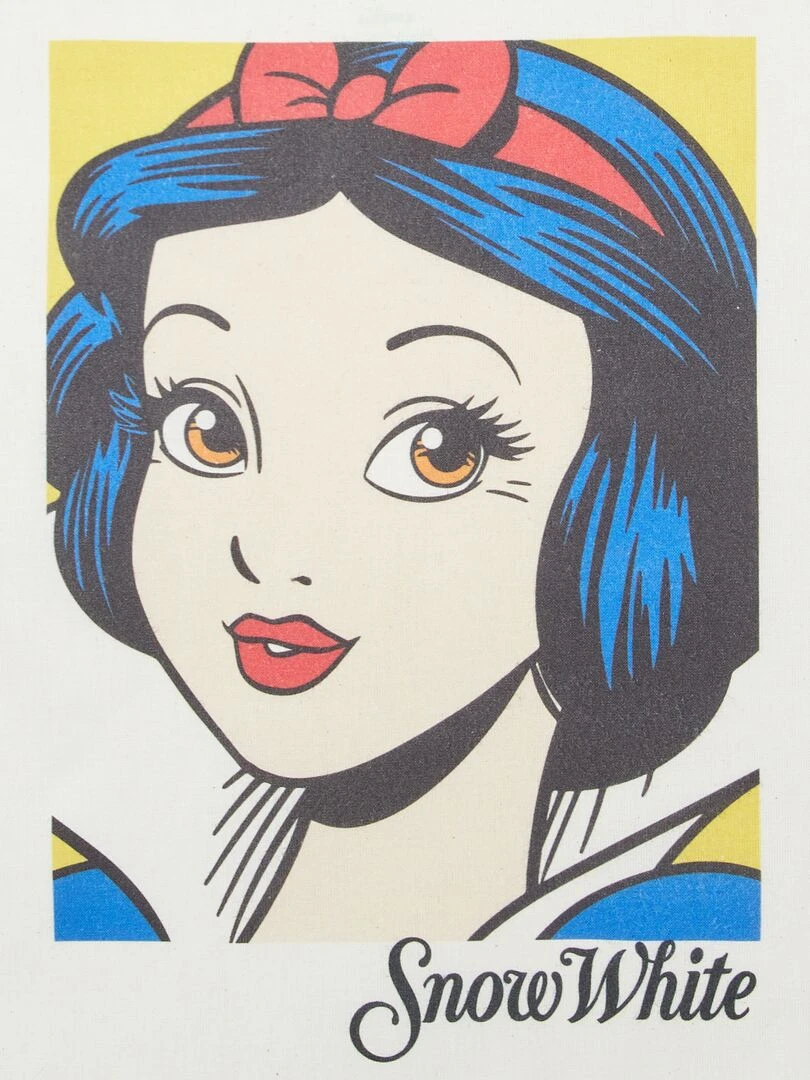Tote bag 'Blanche Neige' 'Disney' Ecru