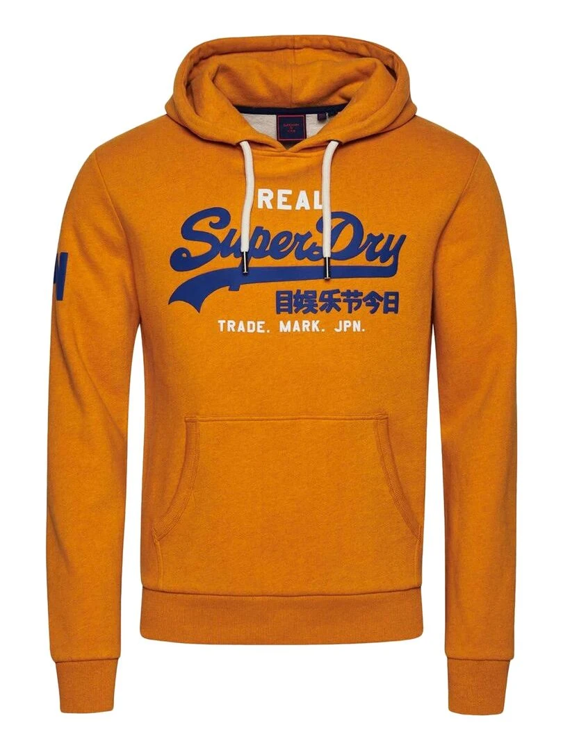 Sweat à Capuche SuperDry Vintage VL Classic Hood Doré/or