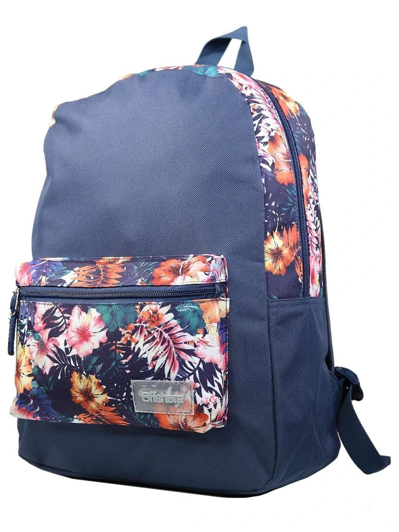 BAGTROTTER Sac à dos 1 compartiment Offshore Hibiscus Fleurs Multicolore Multicolore