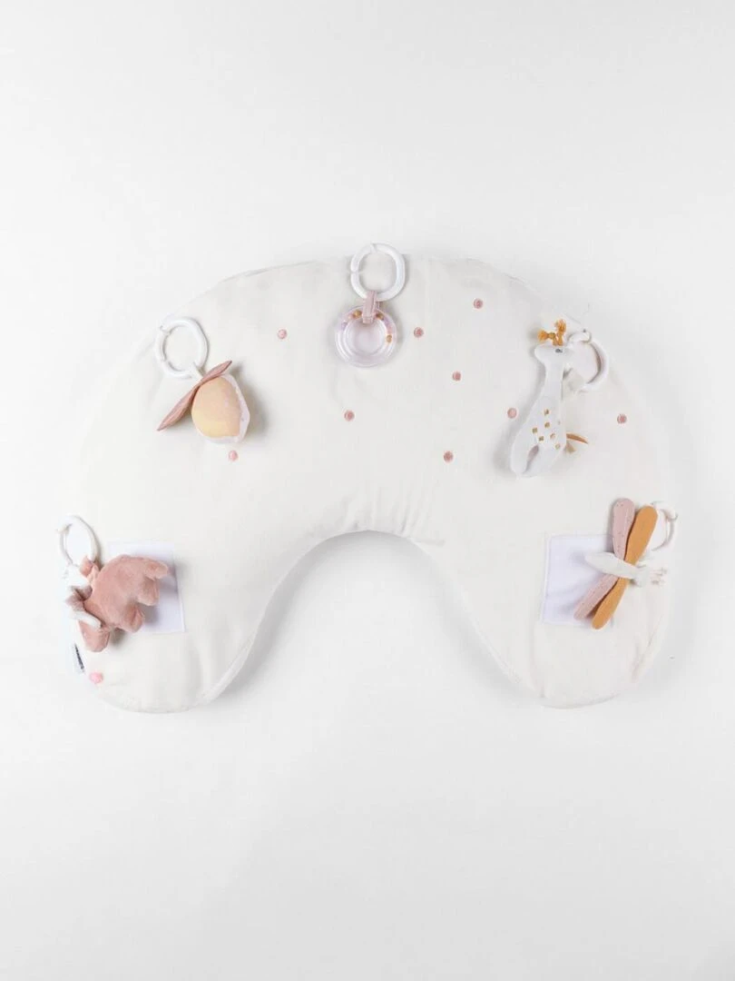 Coussin d'activités Veloudoux TSO  évolutif   Noukie's   Beige