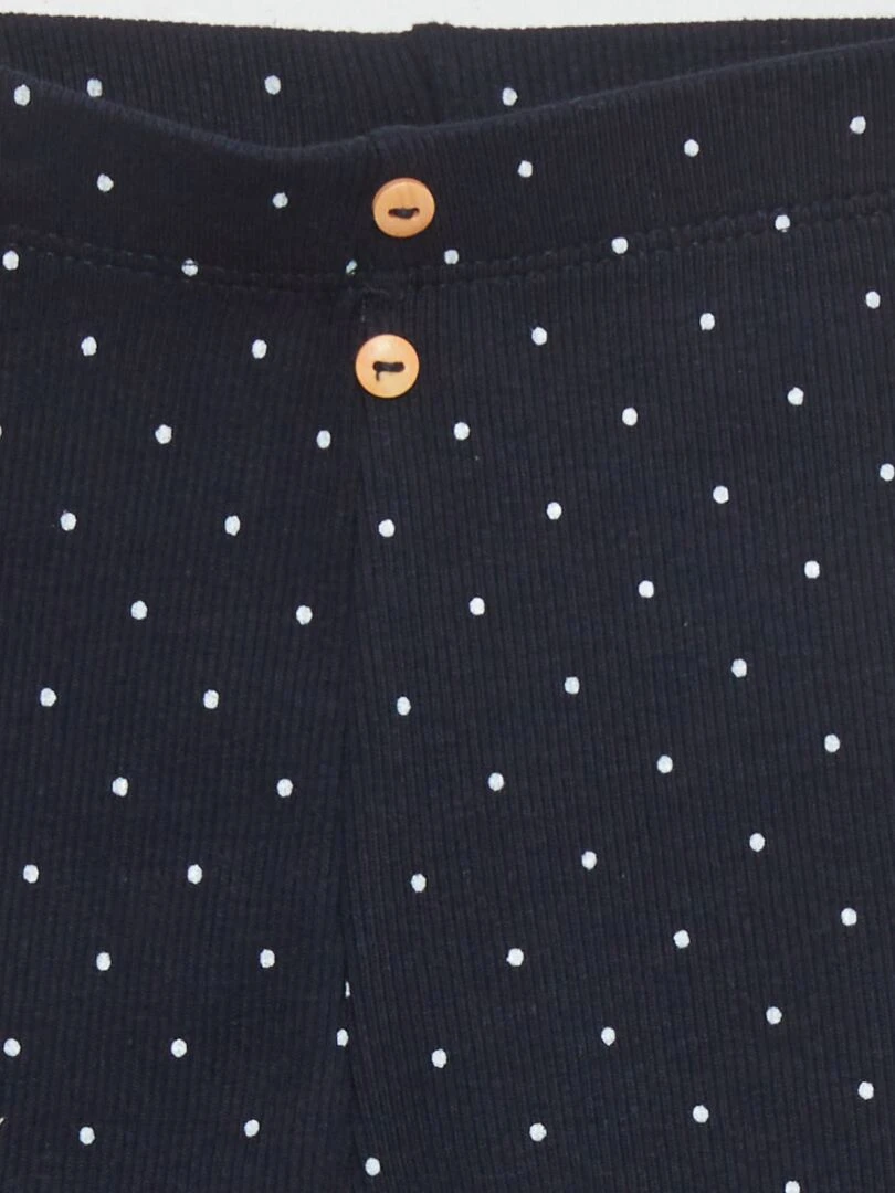 Legging long à motif Marine