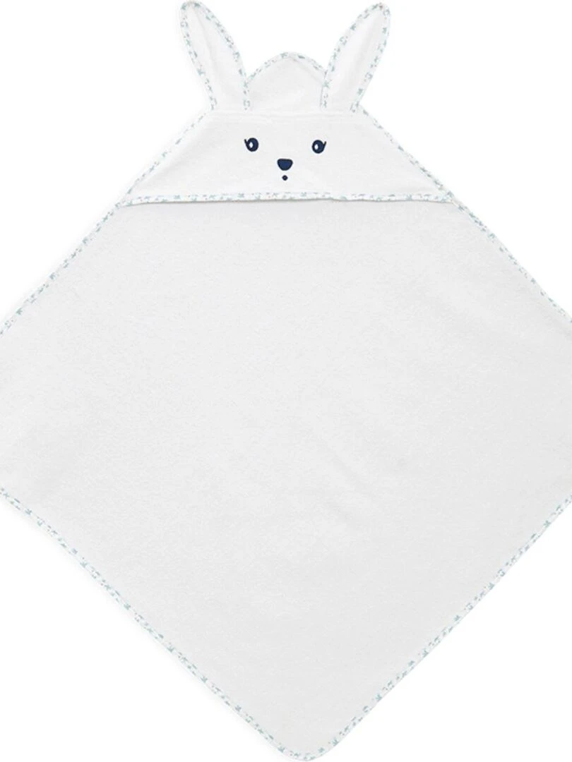 cape de bain lapin colombe Vert d'eau