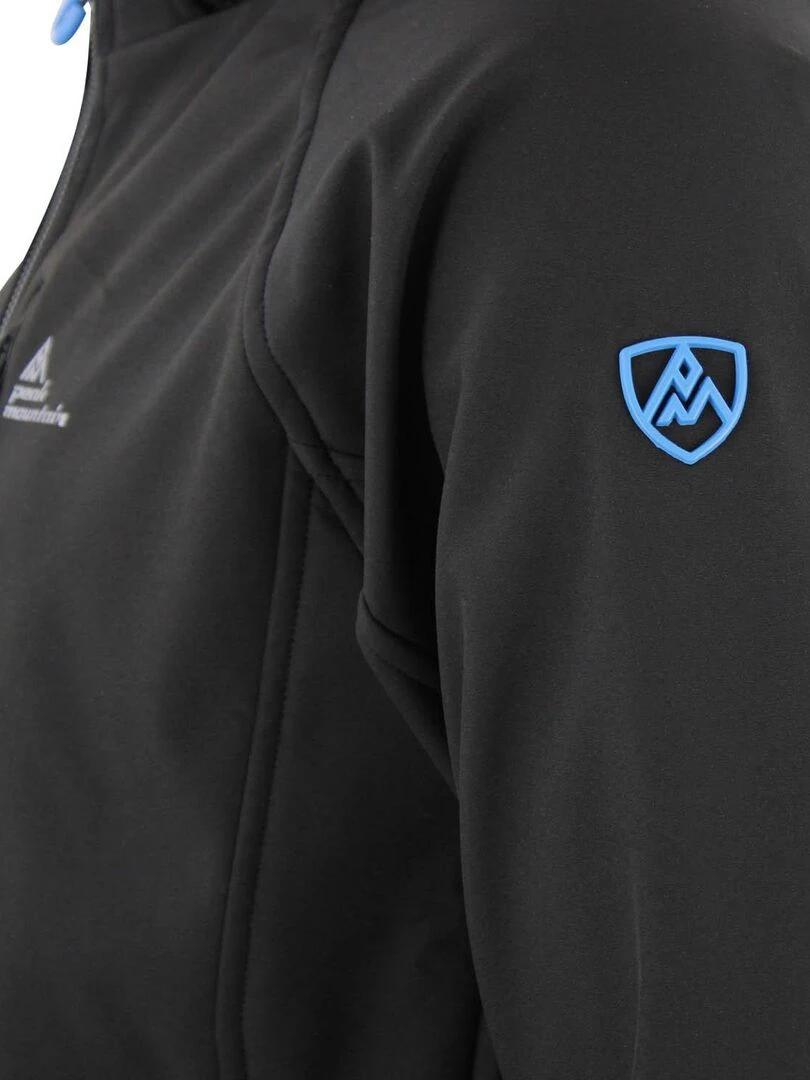 Blouson softshell homme CIMALEO   PEAK MOUNTAIN   Noir Noir