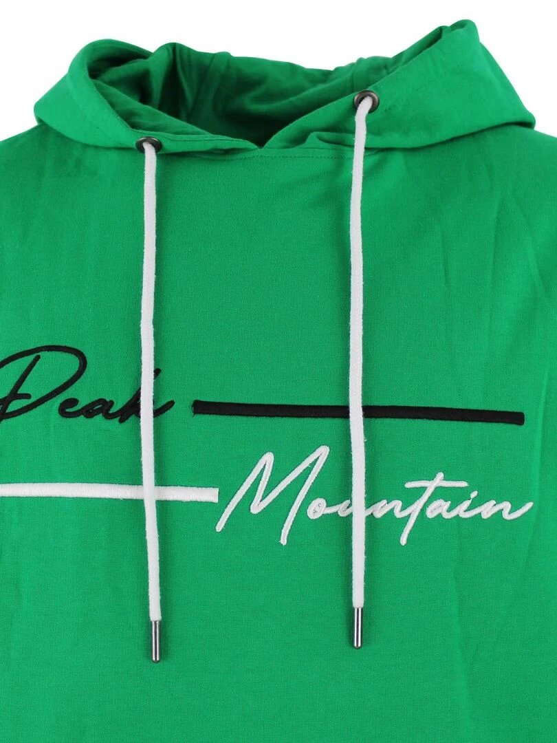 Sweat à capuche homme CODEK   PEAK MOUNTAIN   Vert
