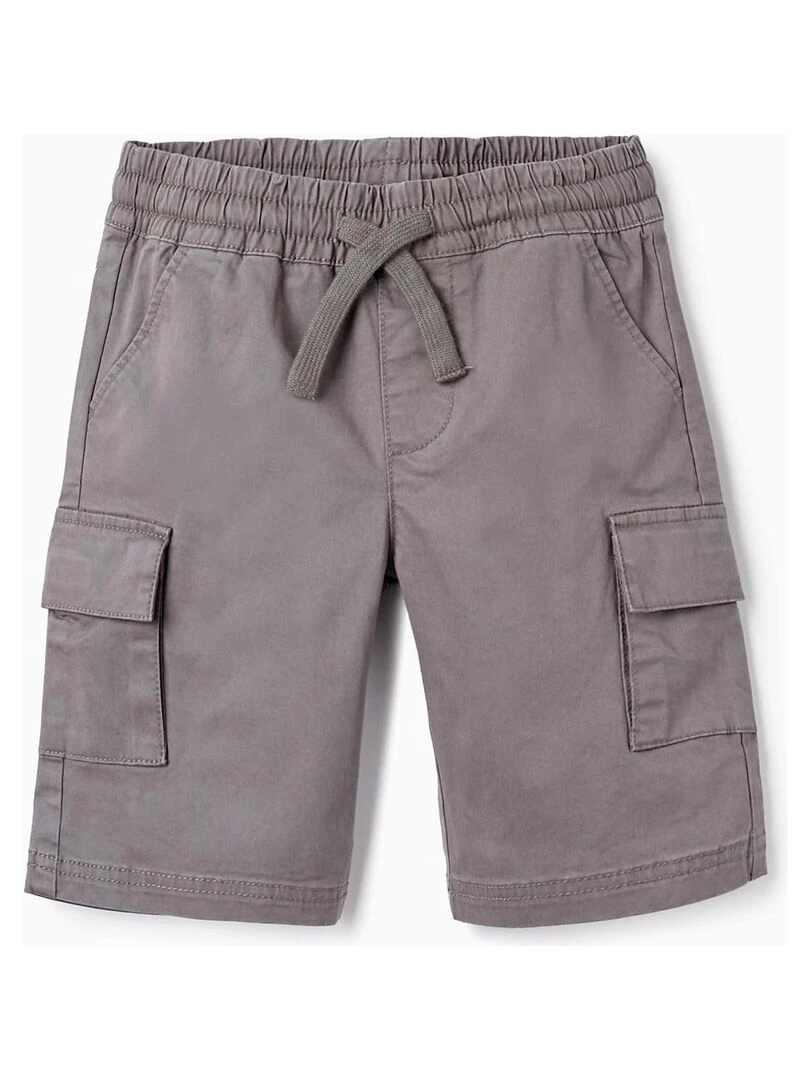 Short Cargo En Coton Pour Garçon CUBA Gris