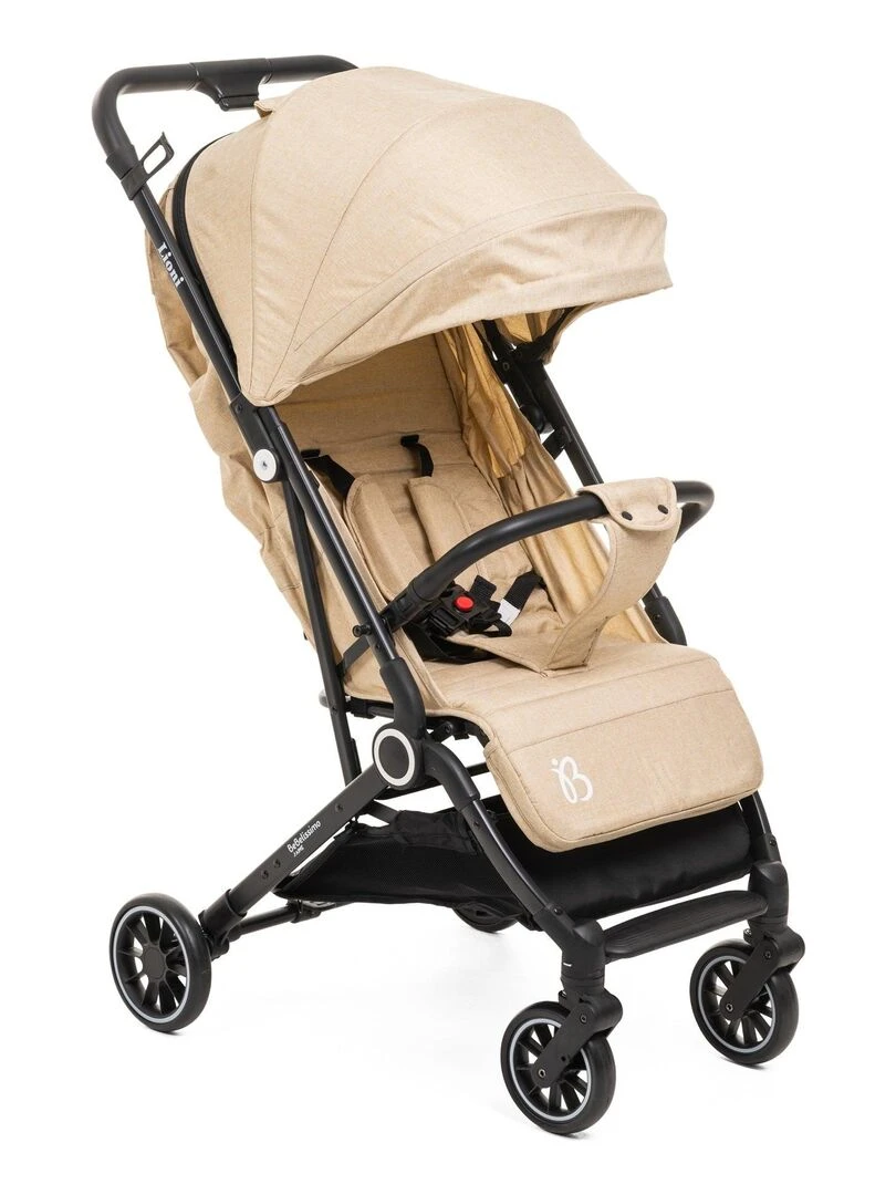 Bebelissimo Poussette bébé Citadine Ultra Compacte De 0 à 36 mois Lioni 0 22kg beige Beige