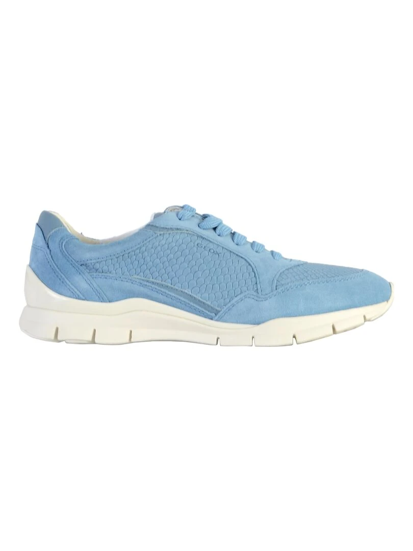 Basket Cuir Geox Sukie Bleu