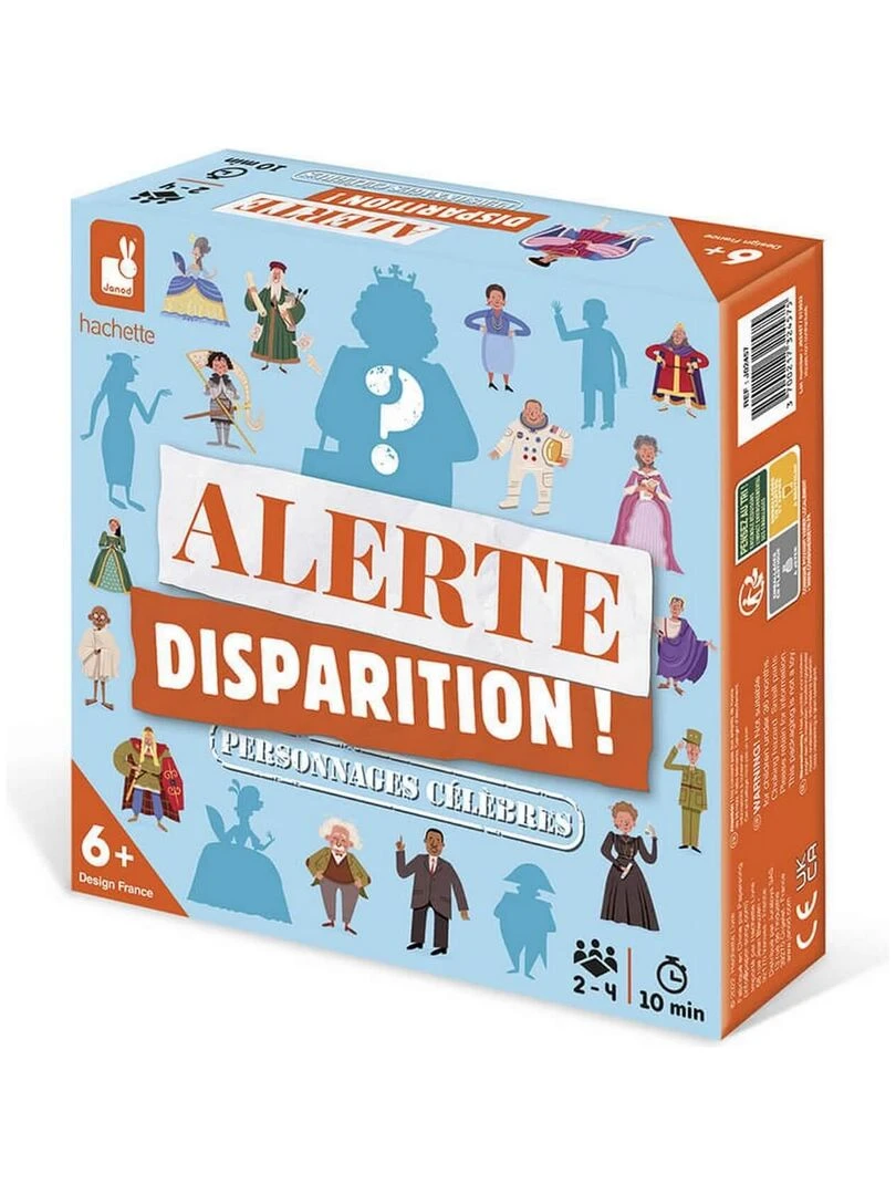 Alerte Disparition ! Personnages célèbres N/A