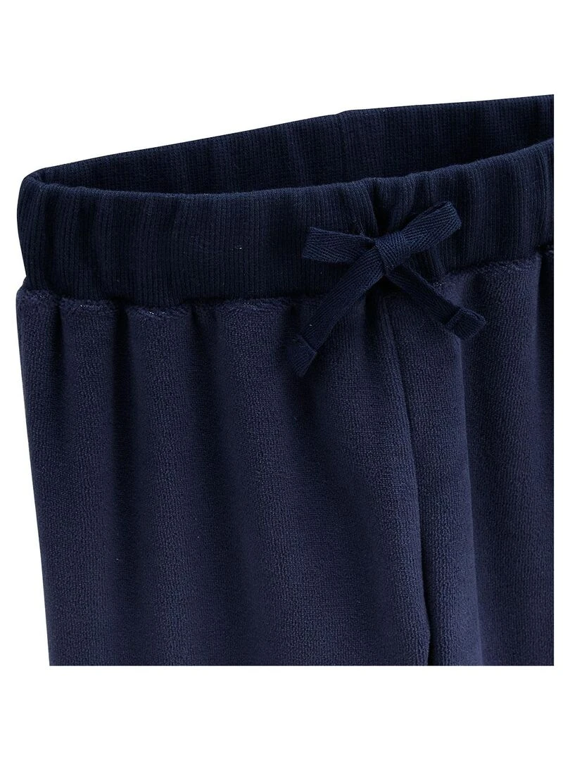 Pyjama enfant en velours Machu Picchu   Bleu