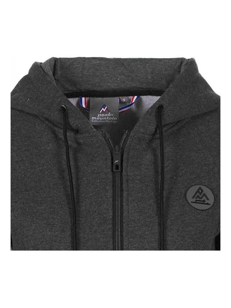 Sweat zippé à capuche femme ARGENTIERE   Gris