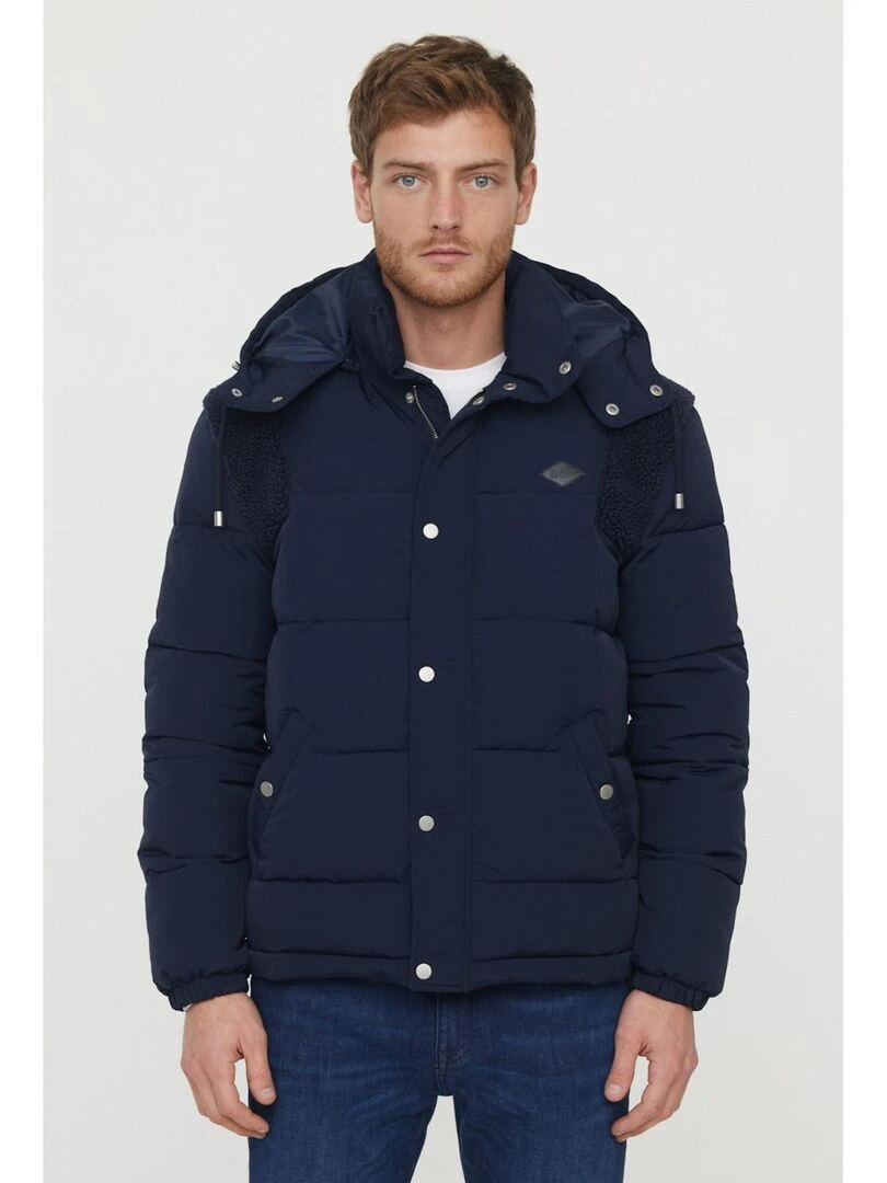 Lee Cooper Manteau manches longues polyester FEDIO Bleu marine