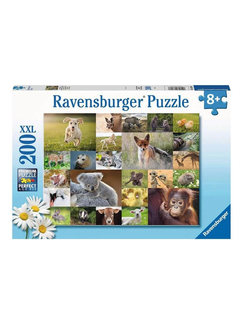 Puzzle 200 pièces XXL : Adorables bébés animaux N/A