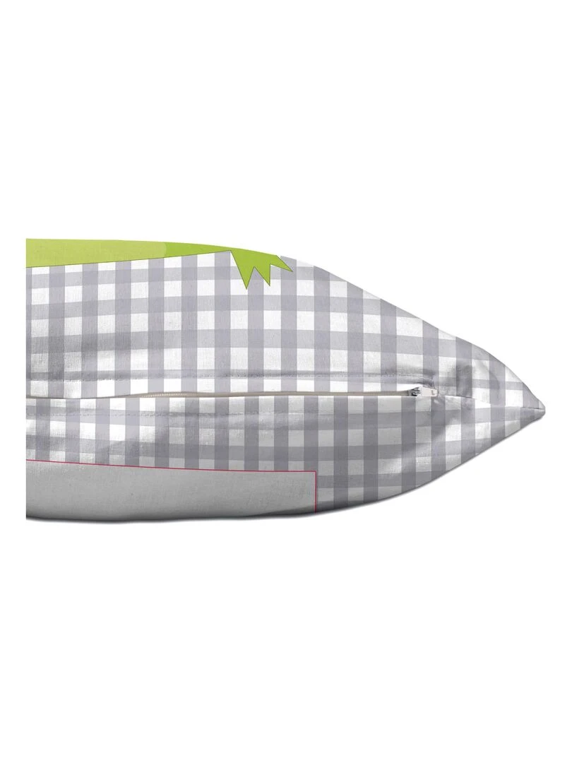 Housse de coussin Hippo "Happyfriday"   Blanc