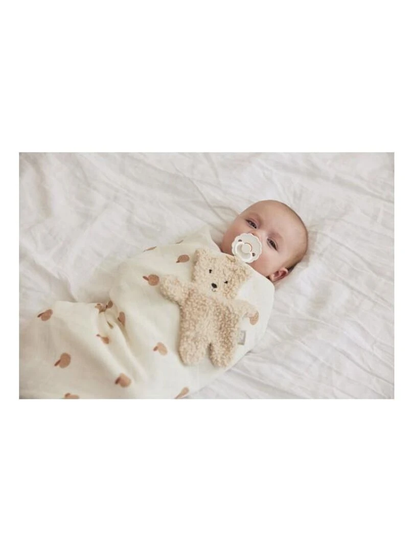 Attache Sucette Teddy Bear Naturel   Jollein   Beige