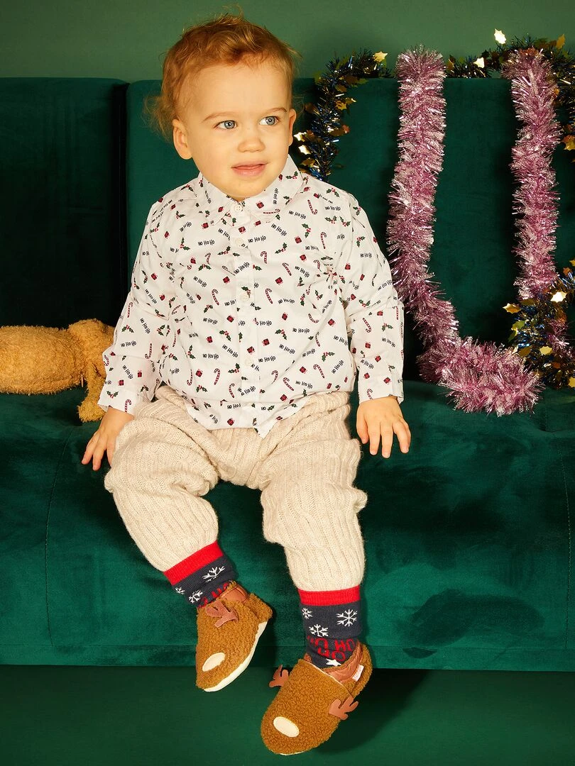 Chemise de Noël   Blanc