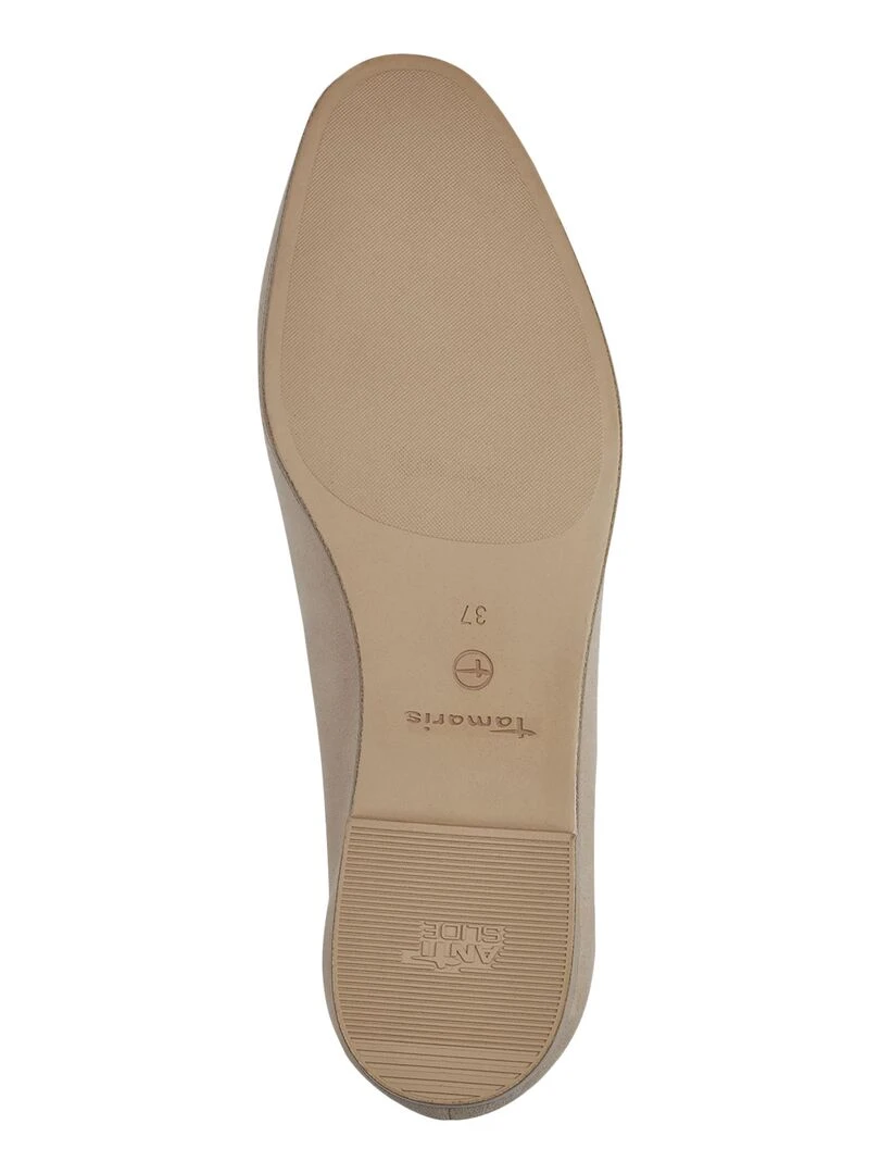 Mocassin Cuir Tamaris   Beige