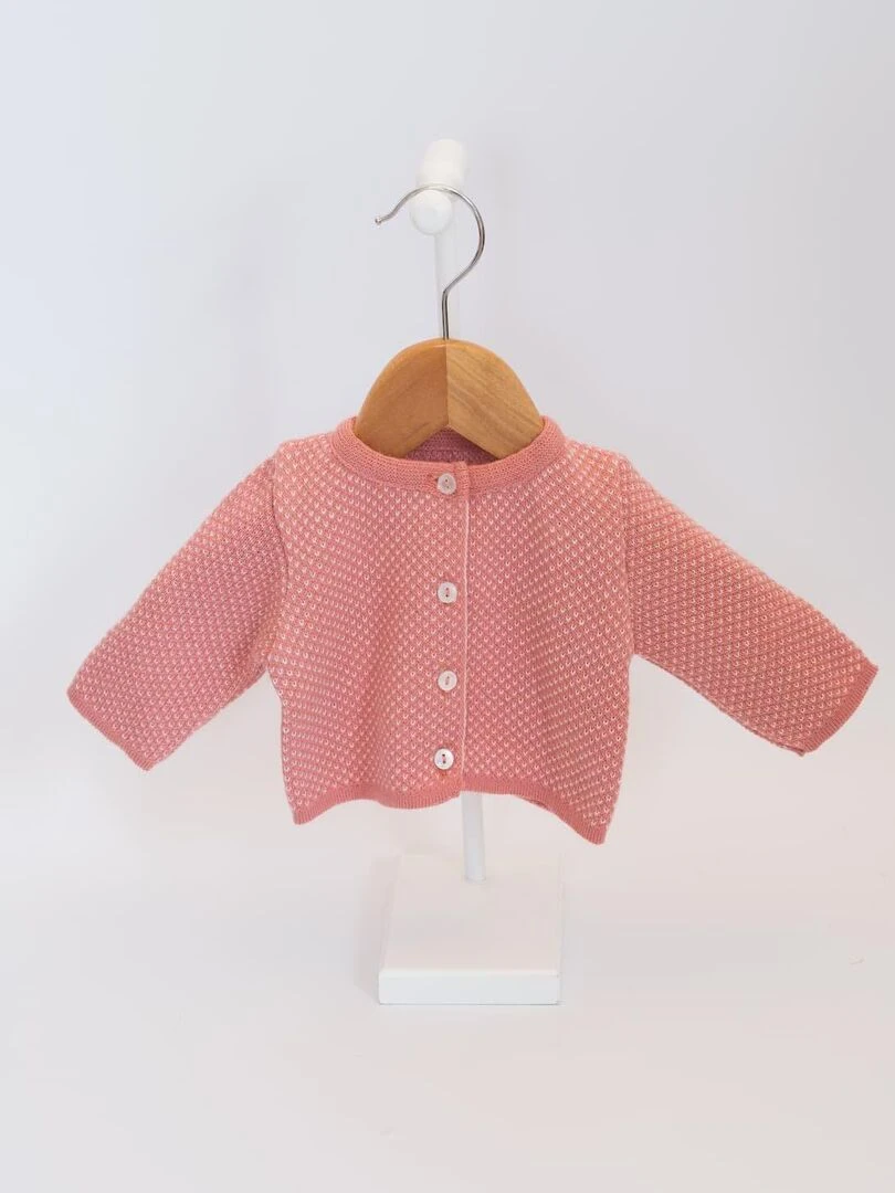 Cardigan Hirondelle Rose