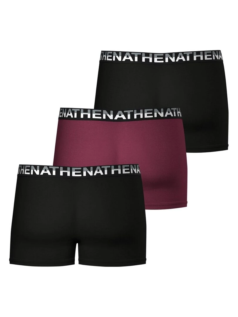 Lot de 3 boxers homme Eco Pack   Noir Violet