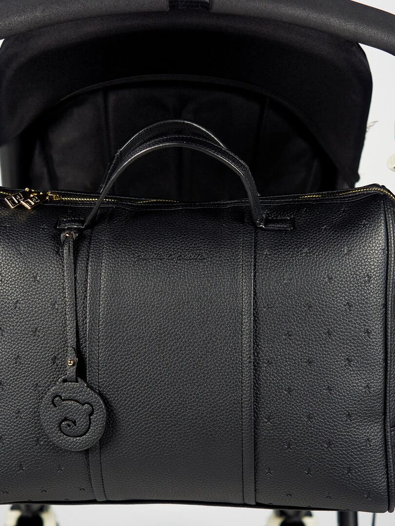 Sac à langer à anses London noir   Noir