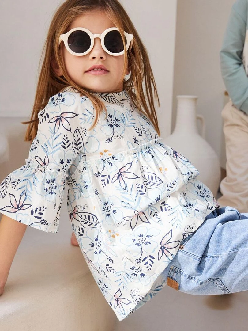 Blouse enfant Hélénie   Ecru