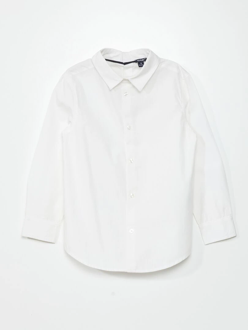 Chemise en popeline   So Easy   blanc