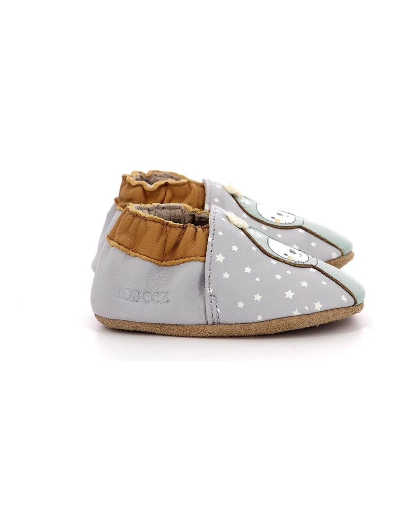 Chaussons Cuir Winter Walk   Gris