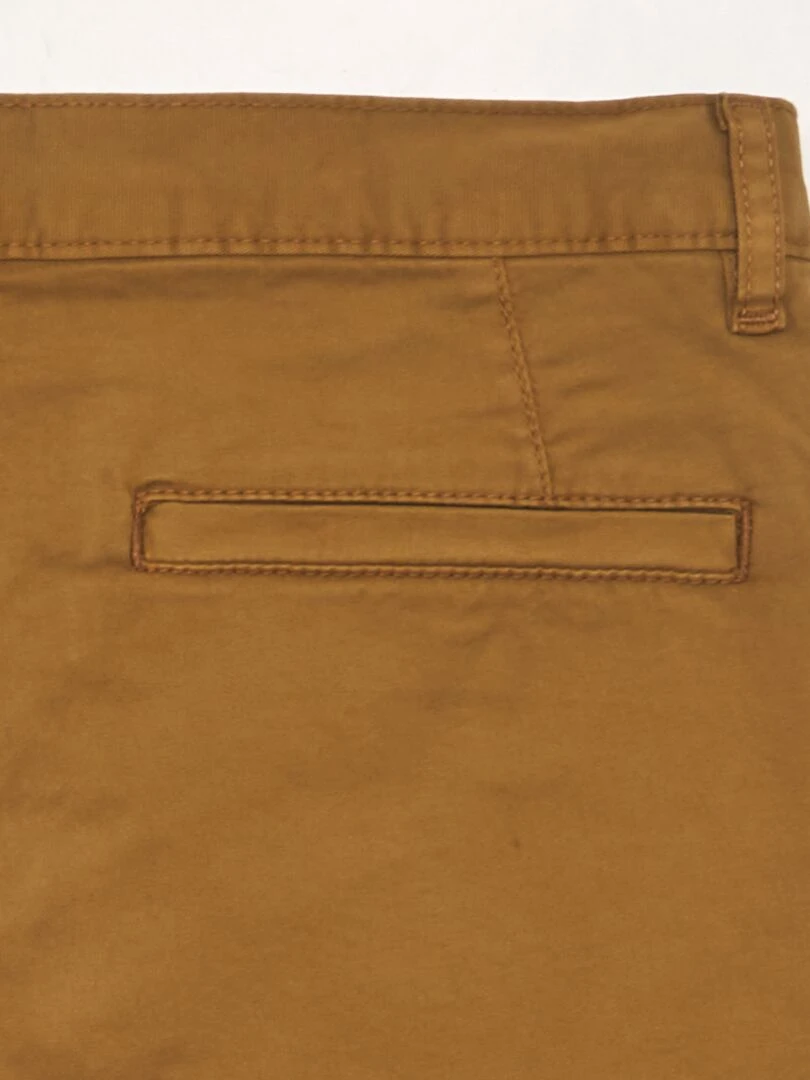 Bermuda chino uni   Marron