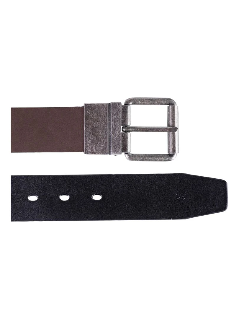 Ceinture 2 en 1 réversible Noir/Marron Noir Marron Noir